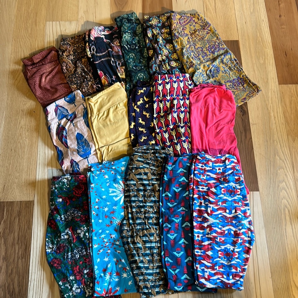 LuLaRoe One Size Legging Lot - 16 Pairs